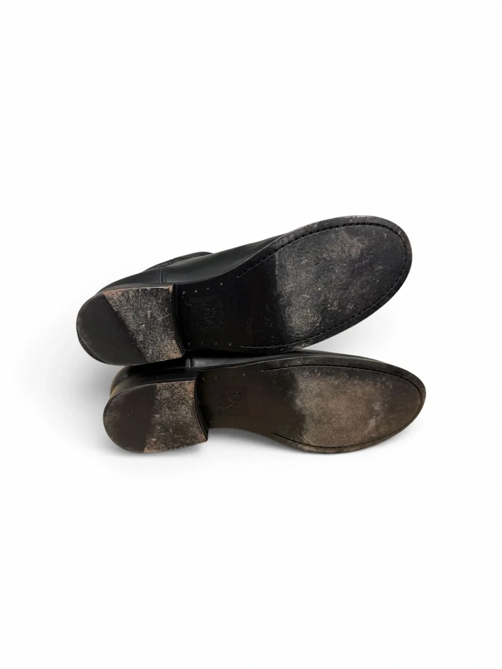 Frye Melissa Button II Boots in Black, size 9B.